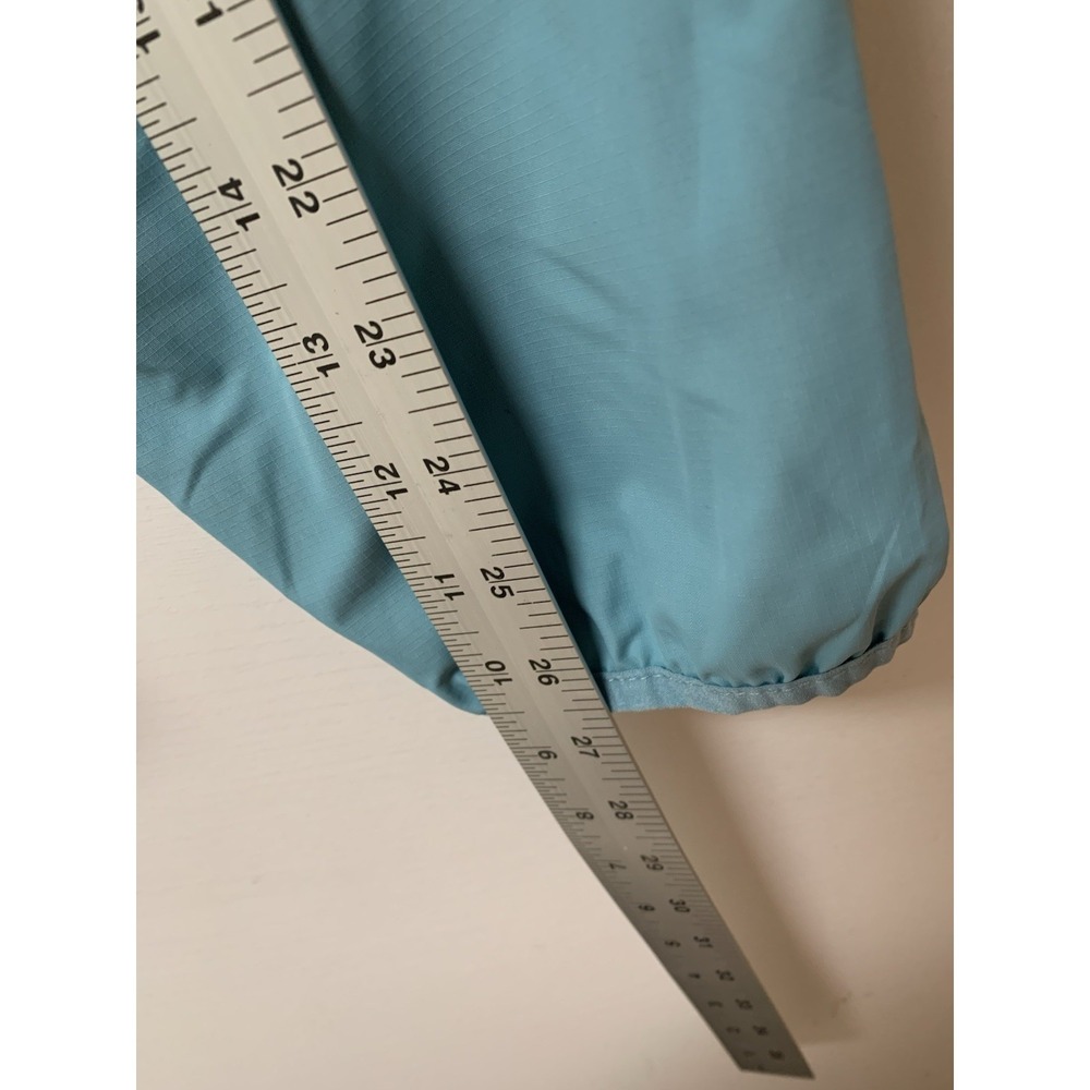 Quiksilver Jacket Mens XL Blue Gray Hooded Packable Windbreaker Outdoor School - Picture 11 of 12